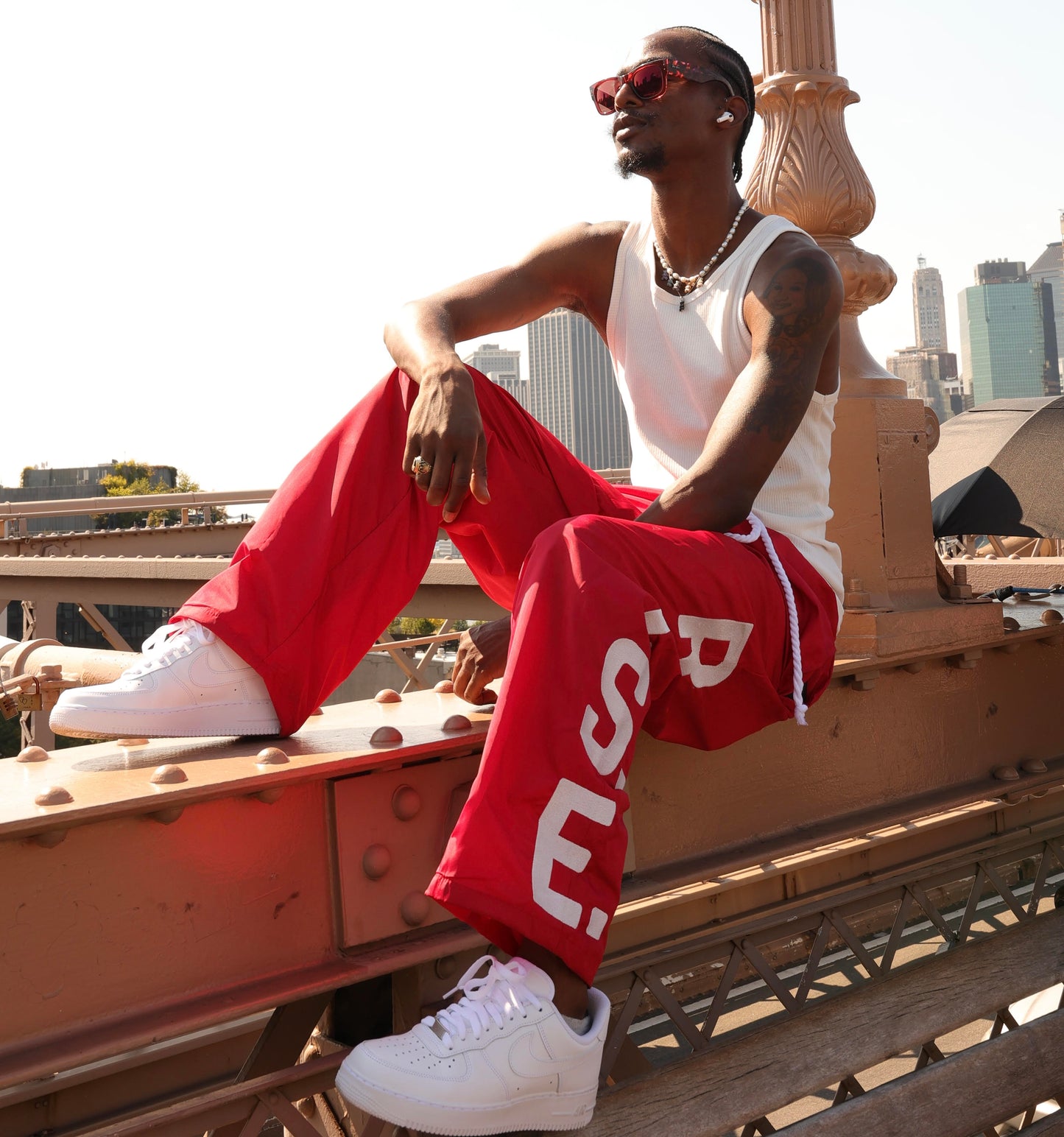 Rise Rope String Sweatpants