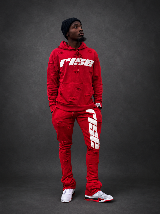 RISE Distressed Sweatsuit Set