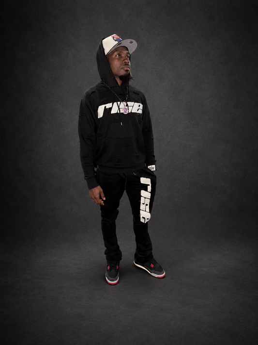 RISE Distressed Sweatsuit Set
