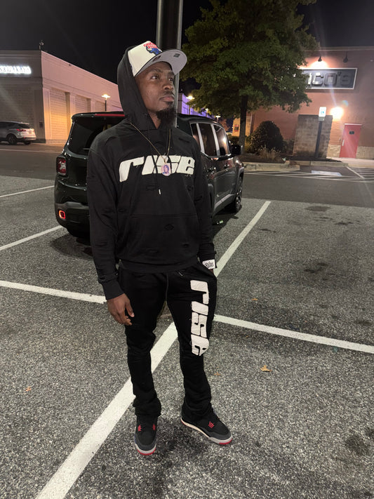 RISE Distressed Sweatshirt